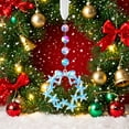 thumbnail image 1 of Neoyler Christmas Tree Decorations Acrylic Crystal Suncatcher Pendant with Chain Shatterproof Light Refracting Hanging Ornament for Window Garland Indoor Outdoor Multicolor 11.8x3.1in, 1 of 6