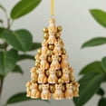 thumbnail image 1 of Neoyler Christmas Tree Ornaments Cute Animal Stack Decorations with Ribbon for Holiday Christmas Decorations Suit Gift and Home Decor 3.1in Yellow, 1 of 2