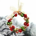 thumbnail image 1 of Neoyler Christmas Wreath with Lights for Indoor Outdoor Decor Pvc Material Easy Care Suit for Holiday Parties Home Office Bedroom 5.9X3.9in Multicolor, 1 of 4