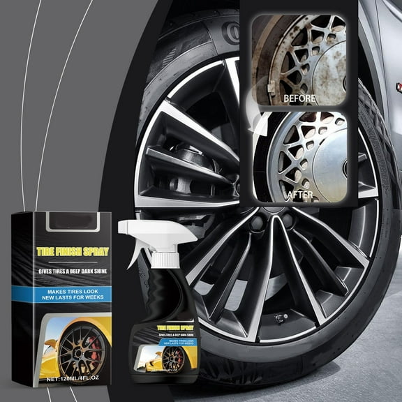 Neoyler Cleaning Spray Car Detailing Tire Gloss Spray Quick Shine and Long Lasting UV Protection for Tires Easy Application to Restore and Protect Rubber Multicolor