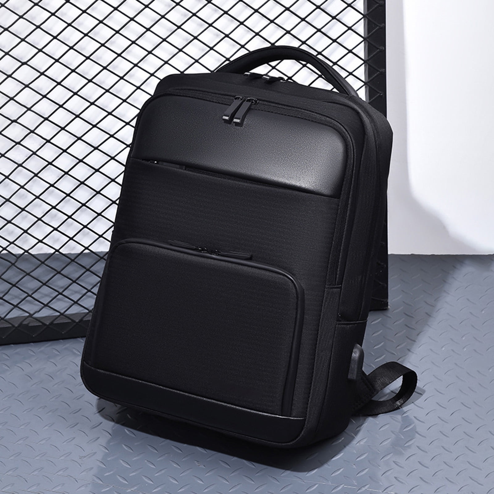 Men's Travel Laptop Backpack - 25L USB Charging Port - Water Resistant Business Backpack