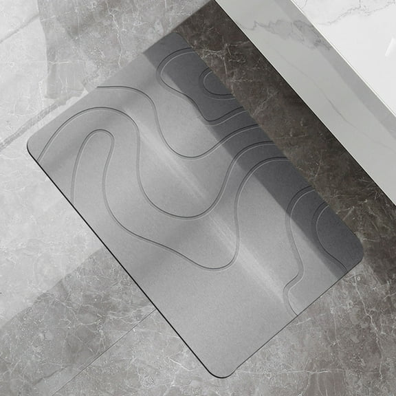 Neoyler Diatom Mud Absorbent Mat Non Slip Bathroom Kitchen Entrance Door Mat Fast Drying Water Absorption Soft Foot Cushion Scratch Resistant Insulation Easy Clean Long Lasting
