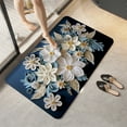 thumbnail image 1 of Neoyler Diatomite Flower Bath Floor Mat Front Door Mat Welcome Mat Quick Drying Non Slip Washable Soft Microfiber with TPR Backing Suit for Bathroom Entrance Multicolor 23.6in, 1 of 6