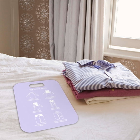 Neoyler Efficient Clothes Folding Board Portable Shirt Folding Tool for Home and Travel Compact Laundry Organizer with Convenient Design for Wardrobes and Drawers Easy to Use