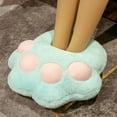 thumbnail image 1 of Neoyler Feet Warmers Electric Heating Slippers with Removable Heat Pad Washable Cozy Indoor Foot Warmer Soft Plush Relaxed for Dormitory Office Travel Blue 11.8in, 1 of 9