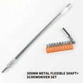 thumbnail image 1 of Neoyler Flexible Drill Extension Bit Kit with Hexagonal Shank for Tight Spaces Versatile 360 Degree Bending Stainless Steel Rustproof Adjustable Screwdriver Attachment for Easy Hand Tool Use, 1 of 2