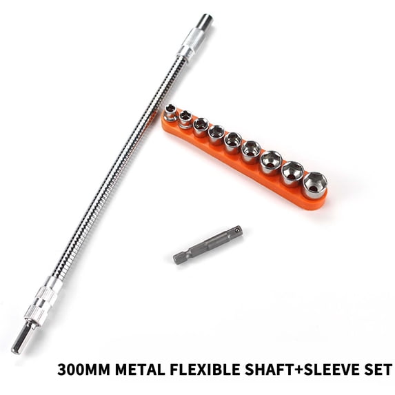 Neoyler Flexible Drill Extension Bit Kit with Hexagonal Shank for Tight Spaces Versatile 360 Degree Bending Stainless Steel Rustproof Adjustable Screwdriver Attachment for Easy Hand Tool Use