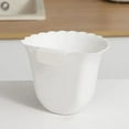 thumbnail image 1 of Neoyler Garbage Cans for Kitchen Trash Can Hands Free Pressure Ring Odor Lock Lid Compact Portable Plastic Waste Basket for Bathroom Dormitory Living Room White 7.9x6.5x6.5in, 1 of 6