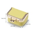thumbnail image 1 of Neoyler Genuine Leather Mini Jewelry Box for Travel and Home Use with Gold Clip Soft Cowhide Material Compact Size Suit Earrings Rings Necklaces Suit Valentine's or Mother's Day Gift, 1 of 4