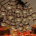 thumbnail image 1 of Neoyler Halloween Decorations Indoor with Ghost Skull Pumpkin Light String for Home Spooky Holiday Decor Waterproof Led Low Voltage Flexible Lighting for Walls and Windows 118.1in Black, 1 of 6