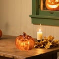 thumbnail image 1 of Neoyler Halloween Decorations Led Luminous Pumpkin Lanterns Indoor Tabletop Decor for Spooky Party Ambience Suit for Home Office And Gift Giving 2.8in Gold, 1 of 6