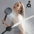 thumbnail image 1 of Neoyler High Pressure Handheld Shower Head with 5 Spray Patterns Turbocharged Water Saving Technology Easy No-Drill Installation Ergonomic Design Includes 4.9ft Hose and Wall Bracket, 1 of 8