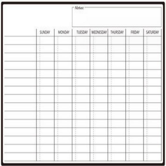 Neoyler Magnetic Monthly Schedule Board for Refrigerator Erasable Planner and Message Organizer Soft Whiteboard for Family and Office Easy to Clean No Stain Reusable Plan Sheet