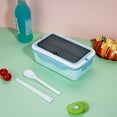 thumbnail image 1 of Neoyler Microwave Heated Lunch Box with Compartment Leak-Proof Design for Students and Office Workers Includes Portable Tableware Suitable for School and Picnic Use, 1 of 3