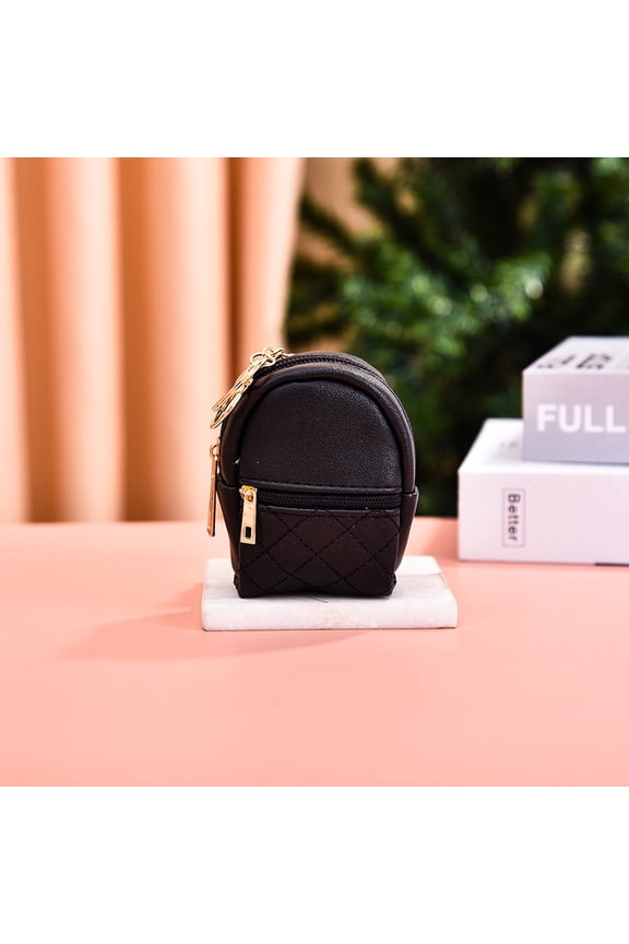 Mini Money Purse Key Wallet Compact Stylish Backpack Shape Long Lasting for Keys and Small Items Suit Travel Accessory Suit Gift for Men Women Convenient Size 3.93X3.14X1.77 Inches