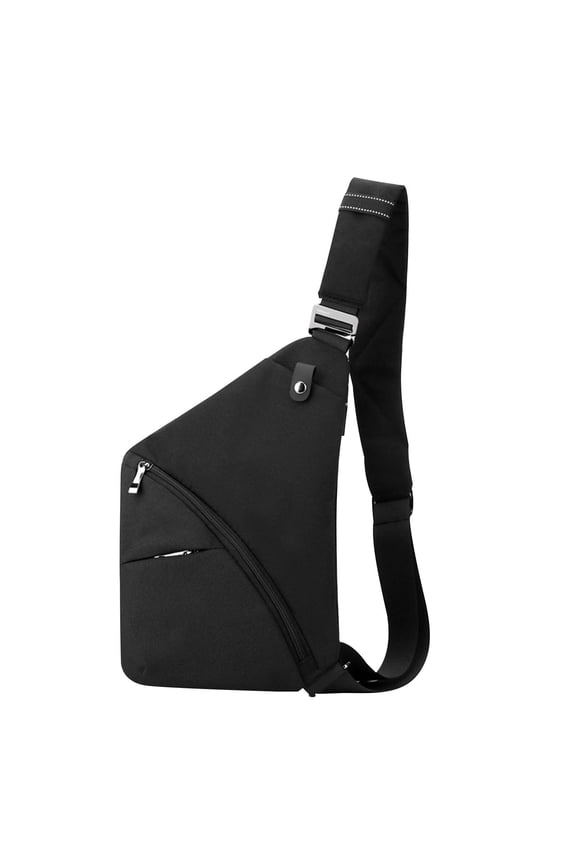 Multifunctional Ergonomic Chest Bag Lightweight Shoulder Messenger Backpack Portable Fast Travel Nylon Fabric with Reflective Design for Daily Use and Adjustable Straps