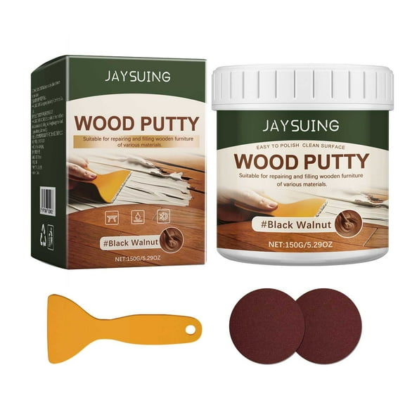 Neoyler Multipurpose Wood Repair Paint 150g for Furniture and Graffiti Crack and Filling Easy to Use Water Based Formula Fast Drying Finish Wood Restoration