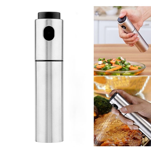 Neoyler Oil Sprayer for Cooking Glass Bottle 3.3fl oz Kitchen Gadgets Accessories Suit for Fryer BBQ and Grilling Eco Friendly Design Multipurpose Easy Calorie Control Portable Use