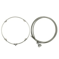 Neoyler Patio Outdoor Misting Fan Cooling Kit with Water Nozzle Sprinklers Easy Setup Attach to Garden Hose for Summer Heat Reduction Suit for Backyard Garden Relaxation