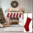 thumbnail image 1 of Neoyler Personalized Christmas Stockings with Custom Embroidery for Names Holiday Gift Bag Large Capacity Multi Functional Decorations for Fireplace Tree 18.1in Red, 1 of 8