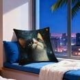 thumbnail image 1 of Neoyler Pillow Cases Cute Print Pillow Cover Machine Washable with Invisible Zipper Linen Feel Soft Long Lasting Fade Resistant Decorative Throw for Living Room Bedroom Patio Multicolor 17.7x17.7in, 1 of 6