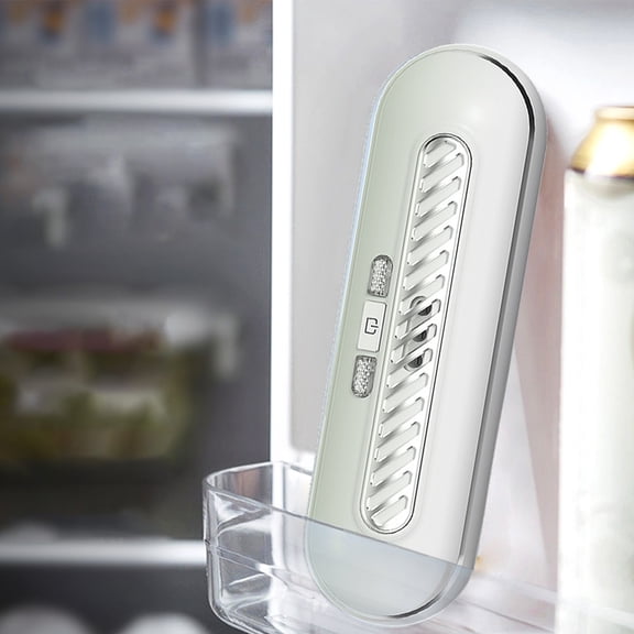 Neoyler Portable Mini USB Rechargeable Refrigerator Deodorizer for Cars Wardrobes and Closets Eco Friendly Fridge Odor Compact Reusable Auto Mode Freshener with USB Cable