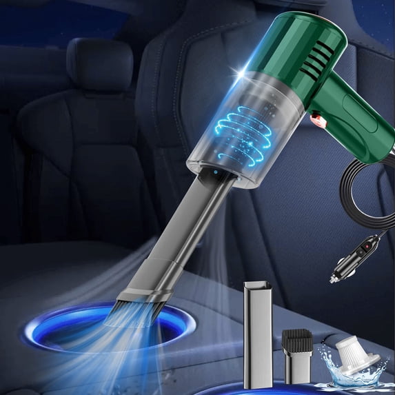 Neoyler Powerful Handheld Car Vacuum Cleaner with Washable Filter and 120W High Suction for Easy Dust Removal Portable Mini Dust Buster for Tight Spaces including Brush Attachment