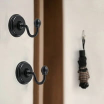 Neoyler Premium Alloy Curtain Tie Backs and Holdbacks for Wall Mounted Home Decor Set with 2PCS Hooks and 4 Screws Suit for Living Room Bedroom Villa Renovations Enhancements