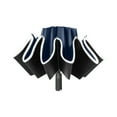 thumbnail image 1 of Neoyler Reflective Stripe Windproof Automatic Folding Umbrella 10 Rib Design Vented Double Layer Compact Travel Umbrella Easy to Carry for Safety in Low Visibility Weather, 1 of 8