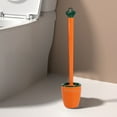 thumbnail image 1 of Neoyler Silicone Bathroom Toilet Brush Plunger Set Wall Mounted Flexible Brush with Cover for Easy Corner Cleaning Quick Drying Ventilation Includes Two Brush Head Designs, 1 of 8