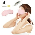 thumbnail image 1 of Neoyler Sleep Mask Light Blocking Heated Eye Mask USB Heating Compress for Dry Eyes Breathable Contoured Adjustable Temperature with Timer Washable Cover for Travel and Sleep Pink 7.8x5.9x1.9in, 1 of 8
