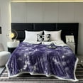thumbnail image 1 of Neoyler Soft Fleece Throw Blanket for Cozy Nights and Stylish Home Decor with Polyester for Relaxing Sofa Experience 59.1x39.4in Purple, 1 of 6