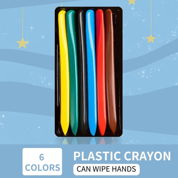 Neoyler Triangular Plastic Crayon Set for Safe Washable Art Supplies Easy Grip No Mess 36 Assorted Colors s Creative Drawing Suit Gift for Ages 3 Plus
