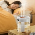 thumbnail image 1 of Neoyler USB Humidifier with Humidity Display Quiet Cool Mist for Bedroom Office or Room 67.6 fl oz Water Capacity Continuous and Intermittent Mist Modes Easy to Clean and Refill, 1 of 8