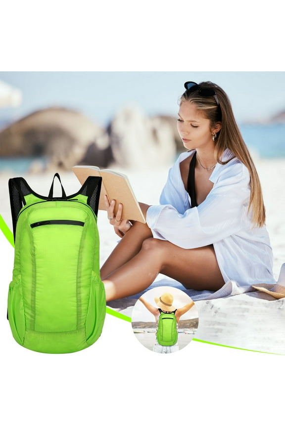 Ultralight Foldable Backpack for Travel Hiking Camping Lightweight and Compact Design Ergonomic Adjustable Straps Large Capacity with Multiple Pockets for Men and Women