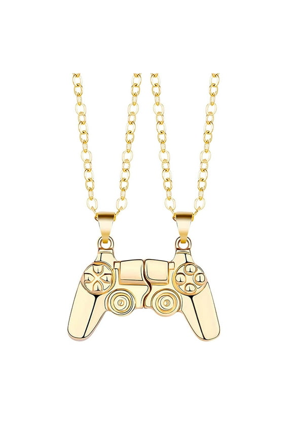 Unique Couple Necklace with Iron Magnet for Valentine's Day Exquisite Design and Adjustable Length for Men and Women Romantic Gift with Stable Quality Material