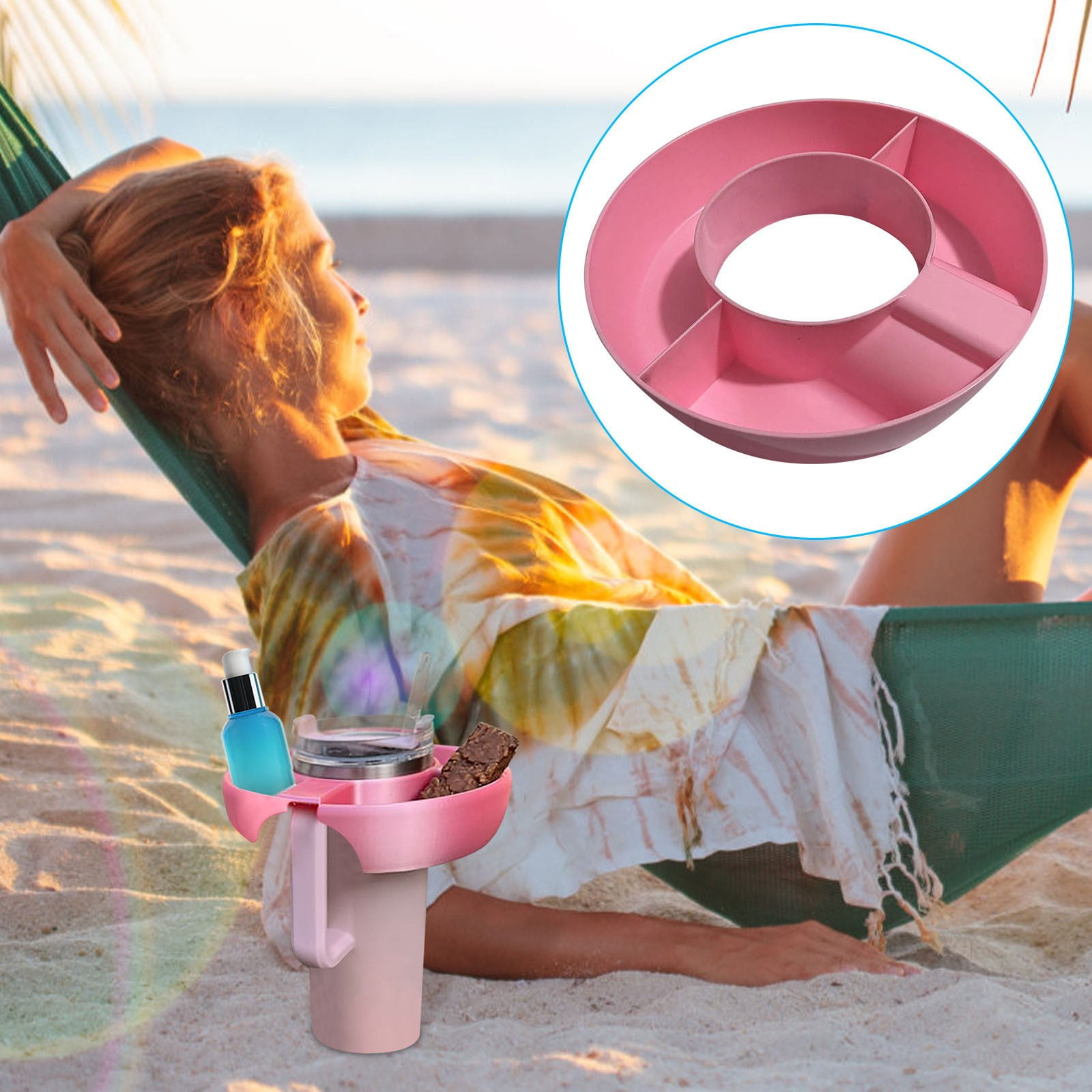 Neoyler Universal Snack Ring for 40 oz Tumbler Suit for Travel Camping ...