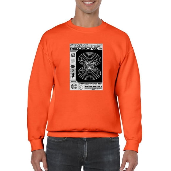 Neozone Techno Style Sweatshirt Men - Men Sweatshirt, 3XL
