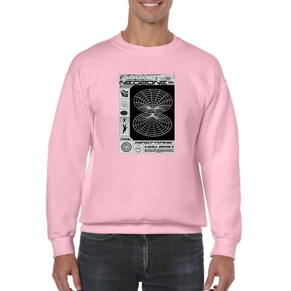 Neozone Techno Style Sweatshirt Men -Image by Shutterstock, Male Small