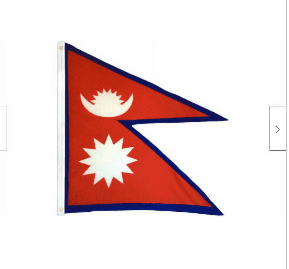 Nepal 2x3ft Flag of Nepal Nepalis Flag 2x3 House Flag 100D FABRIC