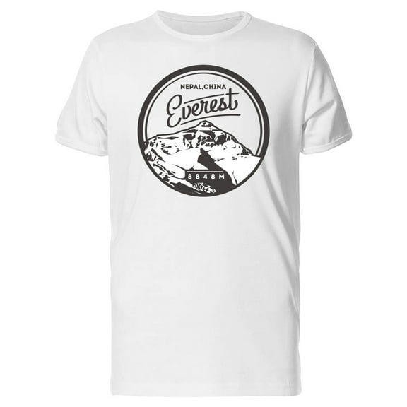 Nepal China Mount Everest T-Shirt Men -Image by Shutterstock, Male XX-Large