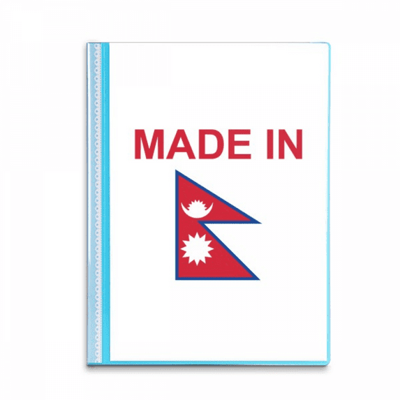 Nepal Country Love Book Sheet Protectors Portfolio Binder Folder