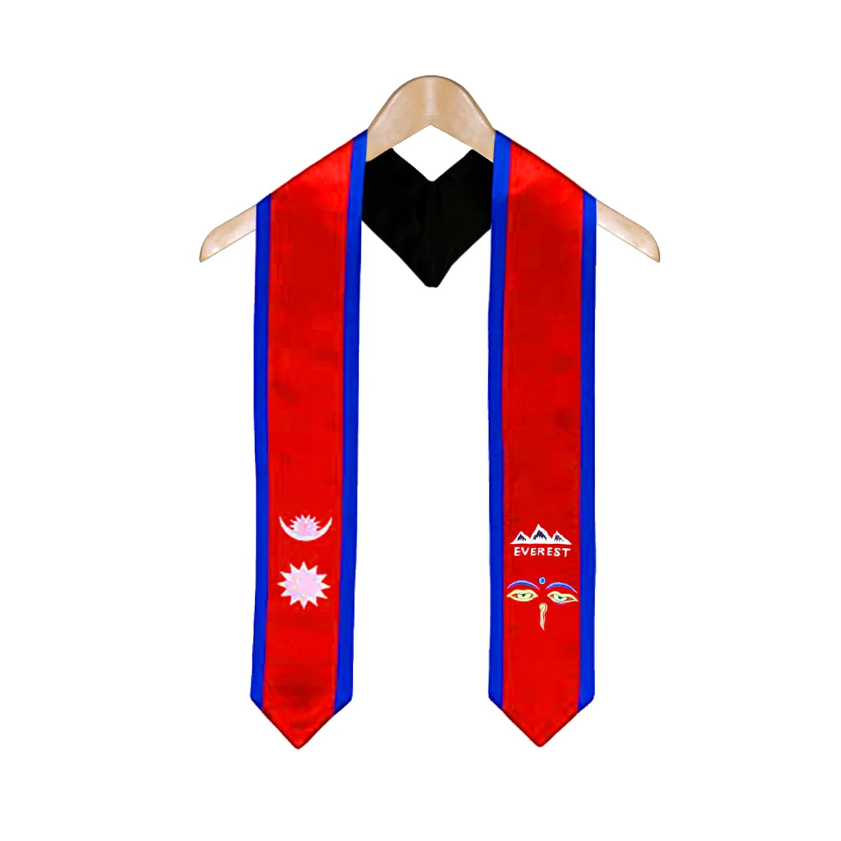 Nepal Flag Graduation Sash/Stole