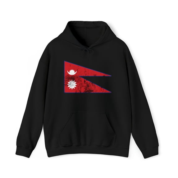 Nepal Nepali Nepalese Pride Flag Hoodie, Gifts, Hooded Sweatshirt