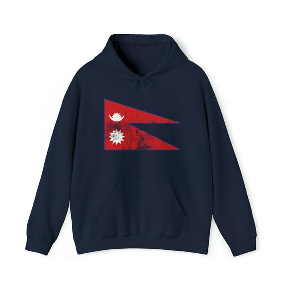 Nepal Nepali Nepalese Pride Flag Hoodie, Gifts, Hooded Sweatshirt