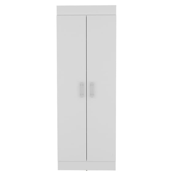 Nepal Pantry Cabinet, Space-Efficient 2-Door Design with Multiple Shelves