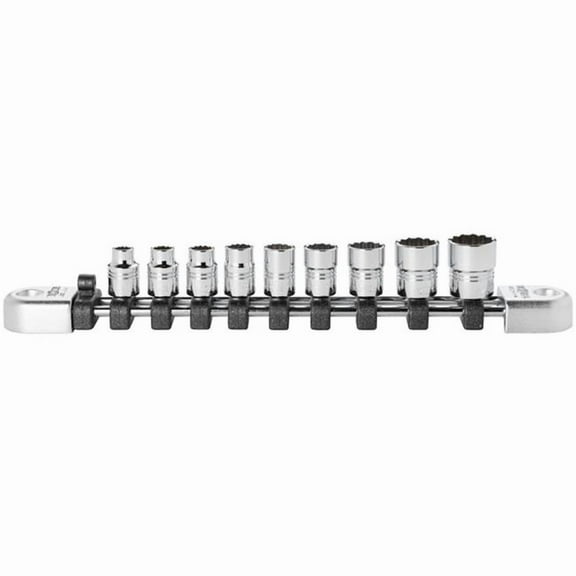 Nepro NPNTB209BWA 0.25 in. Drive 12 Point Socket Set - 9 Piece