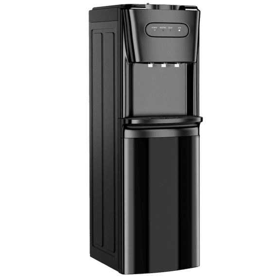 Nepsam 3/5 Gallon Bottom Loading Water Cooler Dispenser, Fast Heating & Cooling with 3 Temp for Home Office Apartment, Detachable Drip Tray, Black