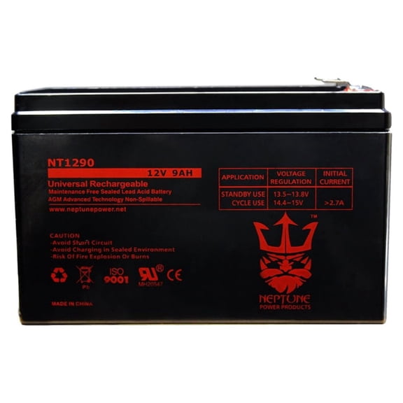 Neptune Expert Power EXP1290 12 Volt 9 Amp Rechargeable battery