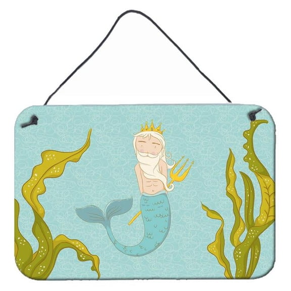 Neptune Merman Wall Or Door Hanging Prints - Multi Colored - 8 x 12 in.